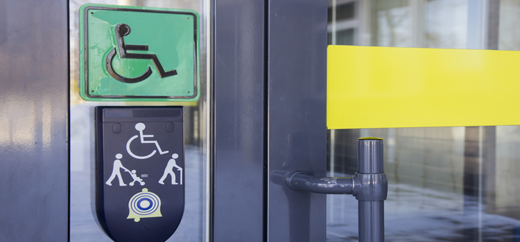 automatic handicap door opener in St. Helena