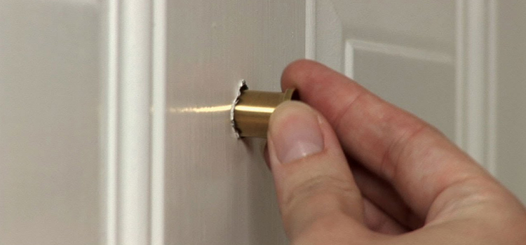 peephole door repair in St. Helena